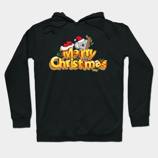 Merry Christmas Hoodie by Sunil Belidon